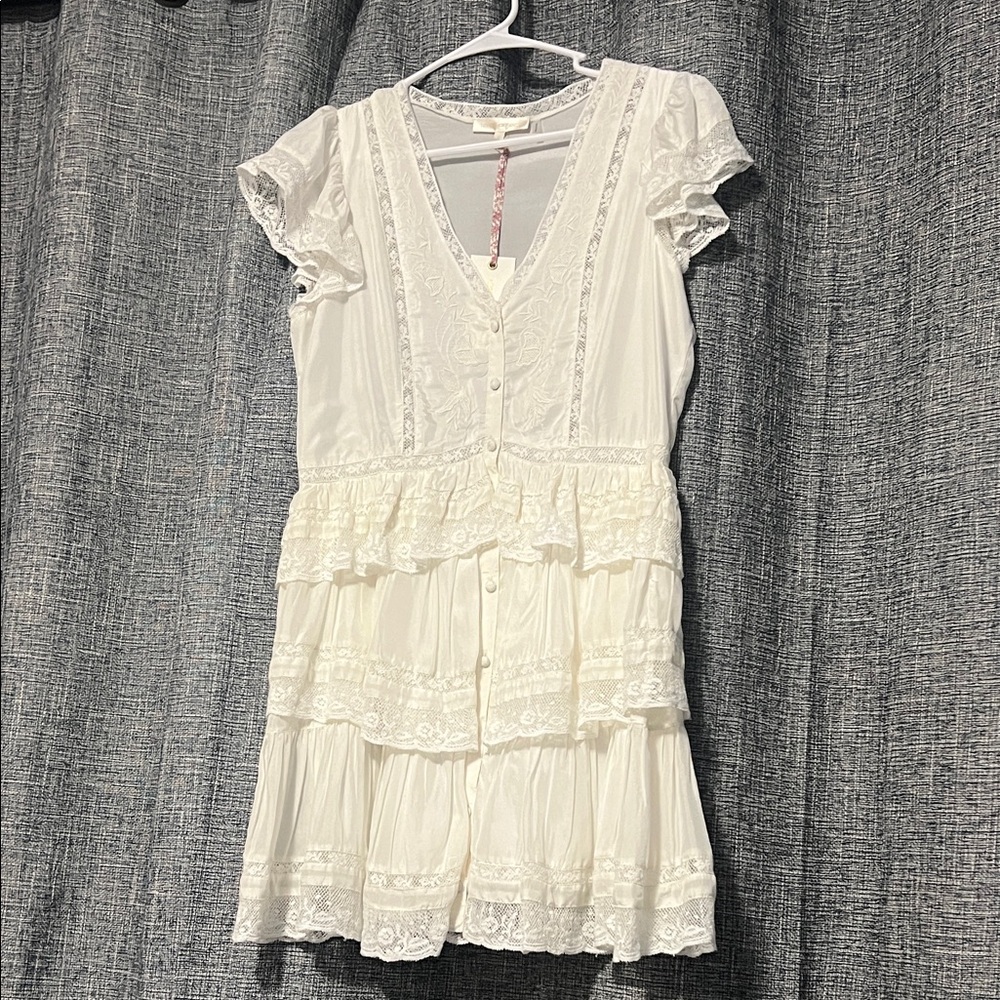 LoveShackFancy Kindler Mini Dress